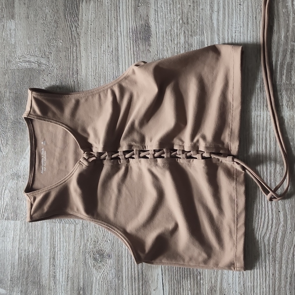 Abercrombie and Fitch tie front tank